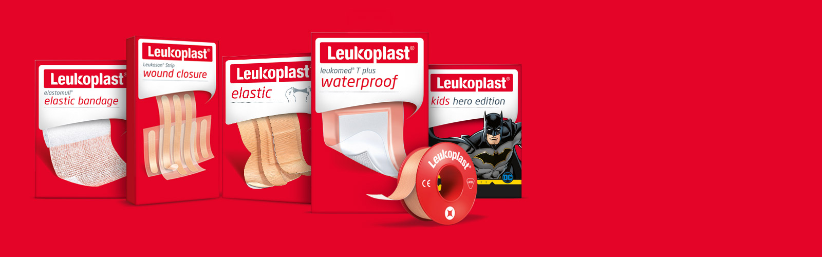 Kópie náplastí Leukoplast na profesionálne použitie: rôzne krytia na rany a obväzy. Kópie náplastí Leukoplast na profesionálne použitie: rôzne krytia na rany a obväzy.